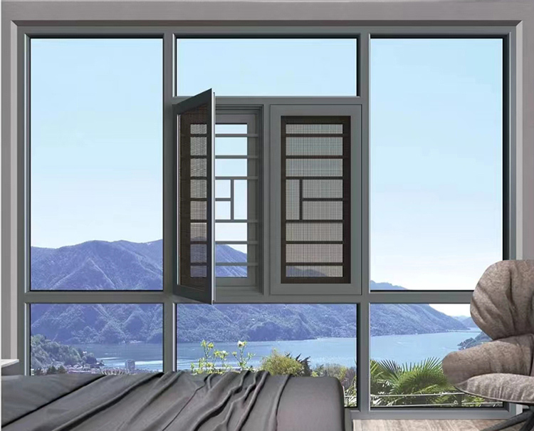 断桥窗纱一体窗